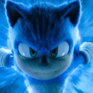 Sonic (Ben Schwartz) in Sonic the Hedgehog 3 from Paramount Pictures and Sega of America, Inc.